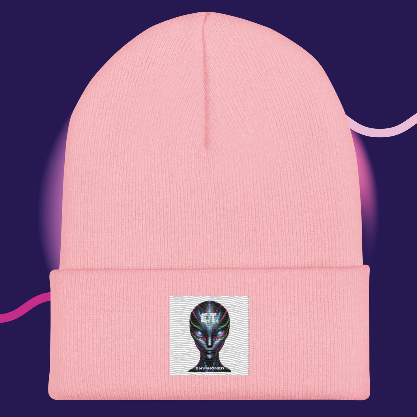 E.T. Envisioned Cuffed Beanie with patch