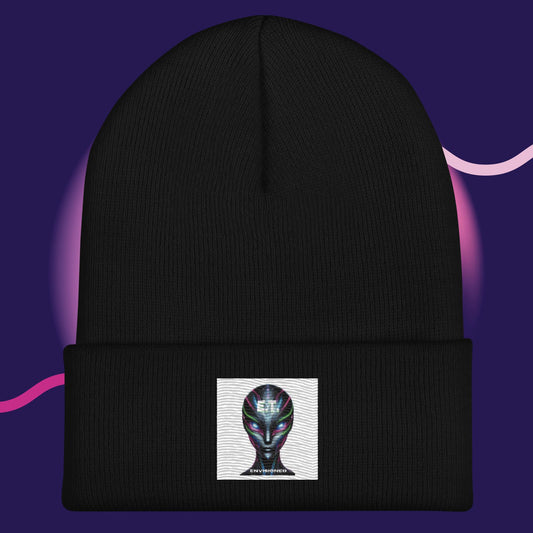 E.T. Envisioned Cuffed Beanie with patch